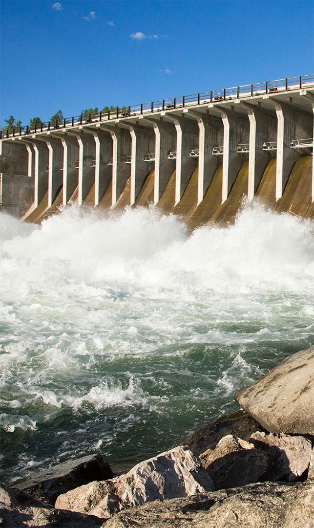 hydroelectric plant testing